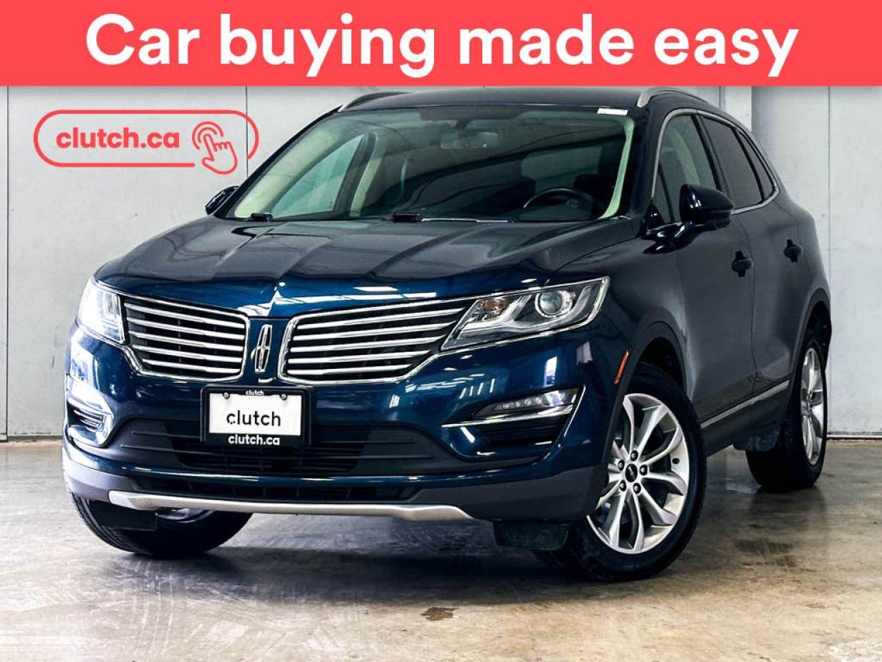 Used 2017 Lincoln MKC Select AWD w/ Apple CarPlay, Heated Front Seats, Rearview Cam for sale in Toronto, ON
