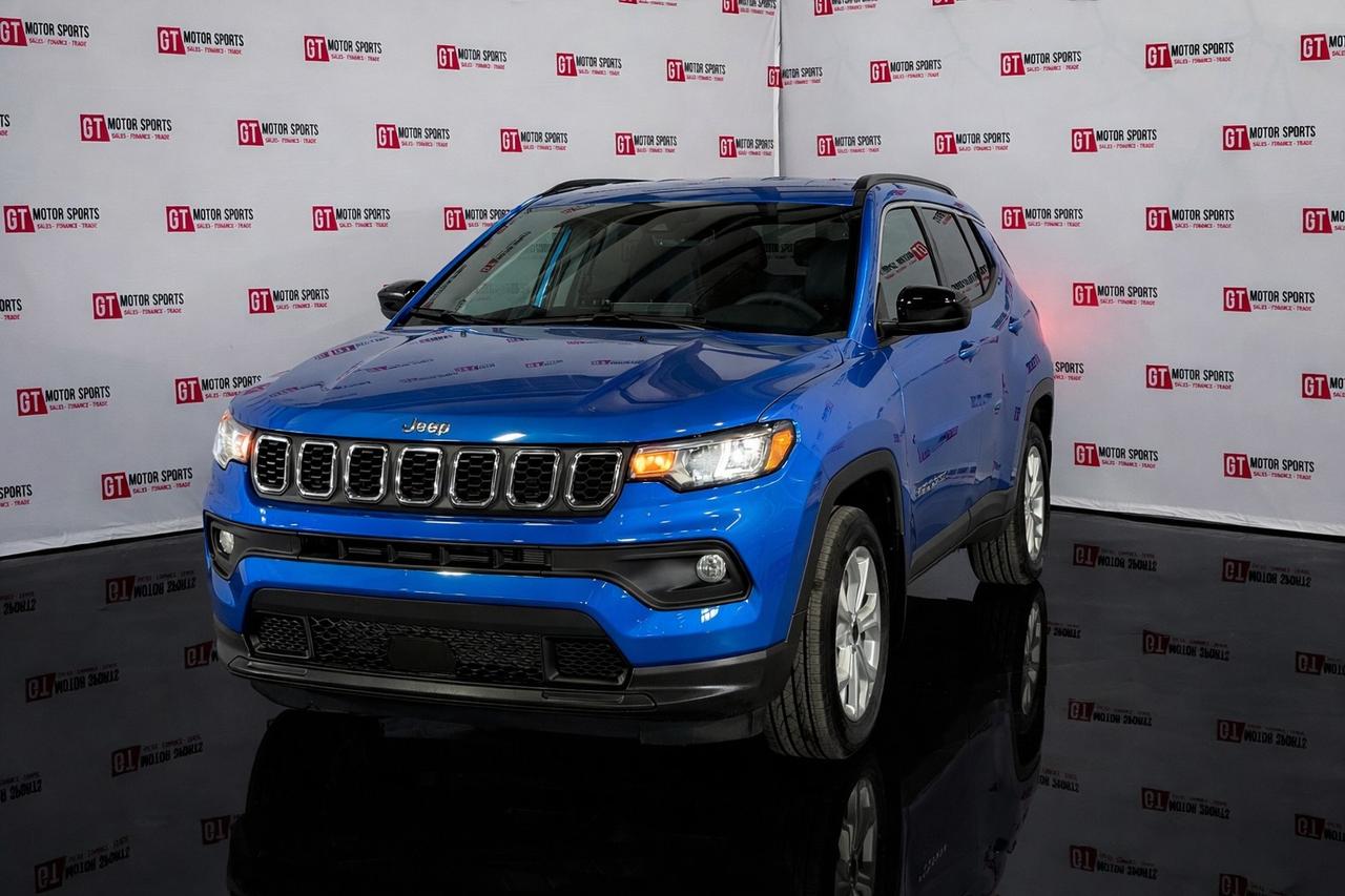 This 2025 Jeep Compass feels like freedom on four wheelsconfident, adventurous, and ready for anything. Behind the wheel, you sense rugged capability paired with refinement; its the kind of ride that makes you excited for the road ahead and proud of every mile you drive.
<div>
</div><div><br></div><div><ul><li>All credit accepted: good, bad, new to Canada, bankruptcy, collections, repossessions, student/work visas
</li><li>In-house financing available (O.A.C.)
</li><li>Low bi-weekly payments & instant approvals
</li><li>Up to 6 months no payments (interest accrues)
</li><li>Credit consolidation, unemployment insurance, negative equity coverage
</li><li>Financing, APR & payments vary by personal credit (O.A.C.)
</li></ul></div><div><b><br></b></div><div><b>Open 7 days:</b> MonThu 107, FriSat 106, Sun 103
</div><div><b>Location: </b>10-40 Hopewell Way NE, Calgary (behind Enterprise Car Rental)
</div><div><b>Contact:</b> 403-402-2015 or www.gtmotorsports.ca 
</div><div>Full mechanical fitness assessment, Carfax & warranty included
</div><div>AMVIC licensed dealer
</div><div>Price based on vehicle only (Plus aftermarket, GST, and costs/charges associated with financing)</div><div><br></div><div>
</div><div>
</div>