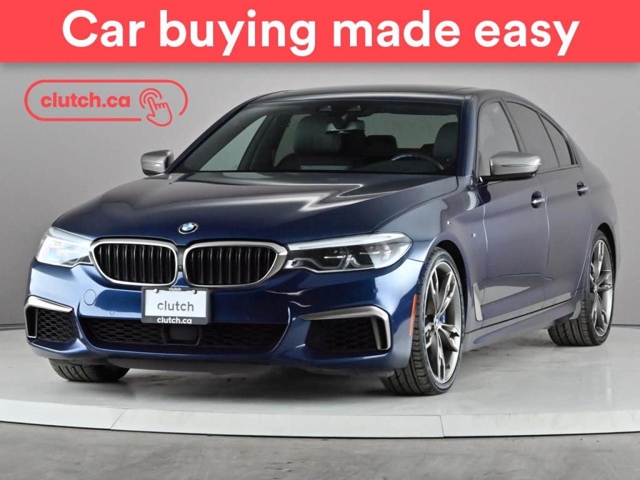 Used 2018 BMW 5 Series M550i xDrive AWD w/ Apple CarPlay, Heated Front Seats, Rearview Cam for sale in Toronto, ON