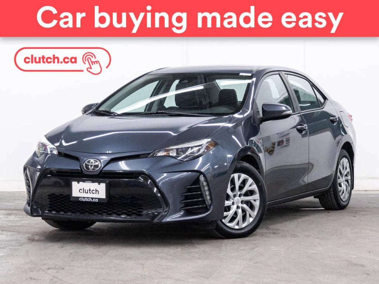Used 2018 Toyota Corolla SE w/ Front Heated Seats, Adaptive Cruise Control, Backup Cam for sale in Toronto, ON