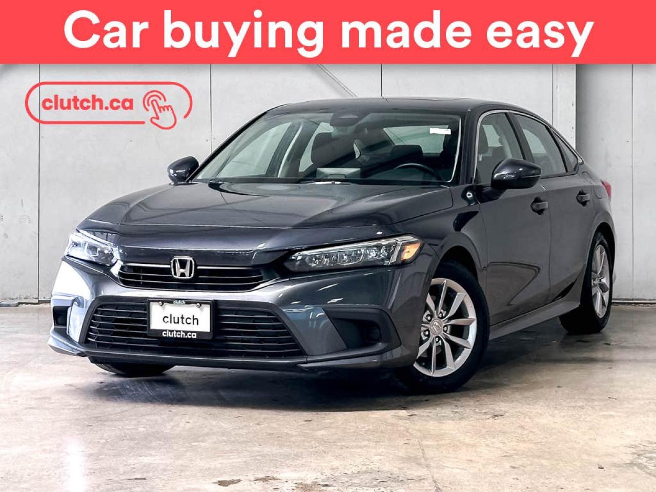Used 2022 Honda Civic EX w/ Apple CarPlay, Heated Front Seats, Rearview Cam for sale in Toronto, ON