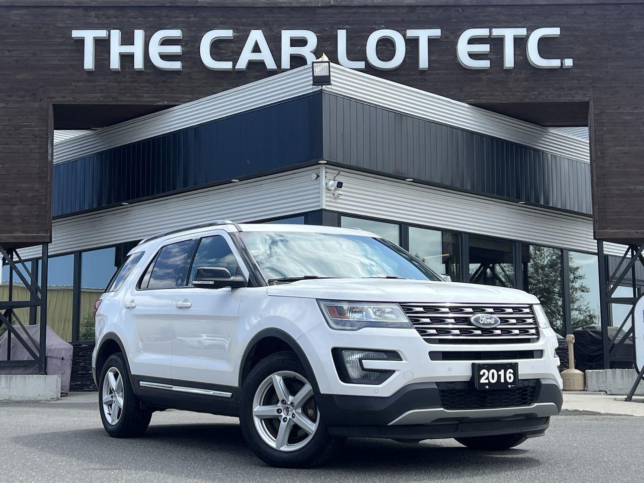 Used 2016 Ford Explorer XLT 3RD ROW 7 PASSENGER,  APPLE CARPLAY/ANDROID AUTO, NAV, MOONROOF, HEATED LEATHER SEATS!! for sale in Sudbury, ON