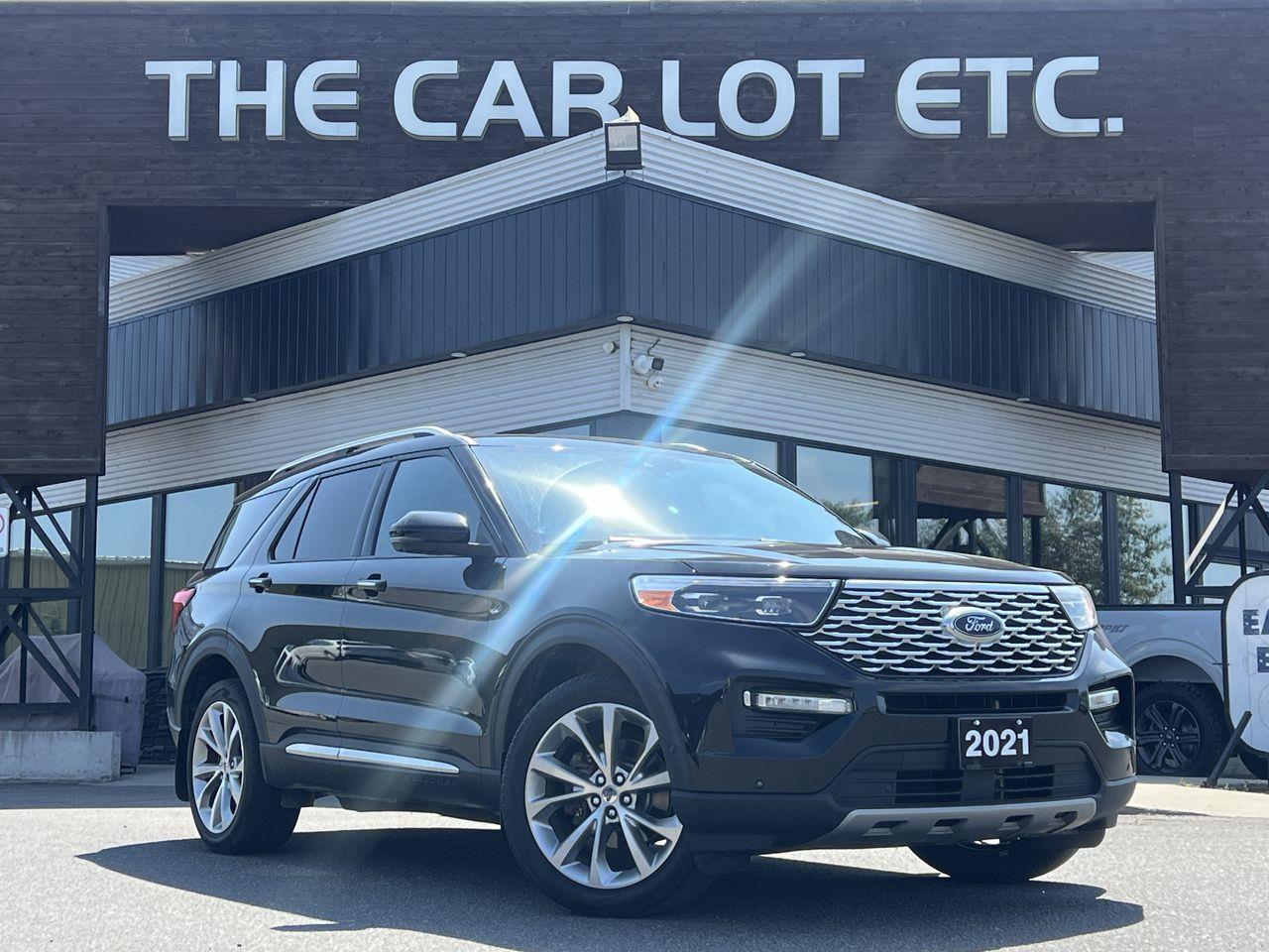 Used 2021 Ford Explorer Platinum 3RD ROW 7 PASSENGER, APPLE CARPLAY/ANDROID AUTO, NAV, MOONROOF, HEATED SEATS!! for sale in Sudbury, ON
