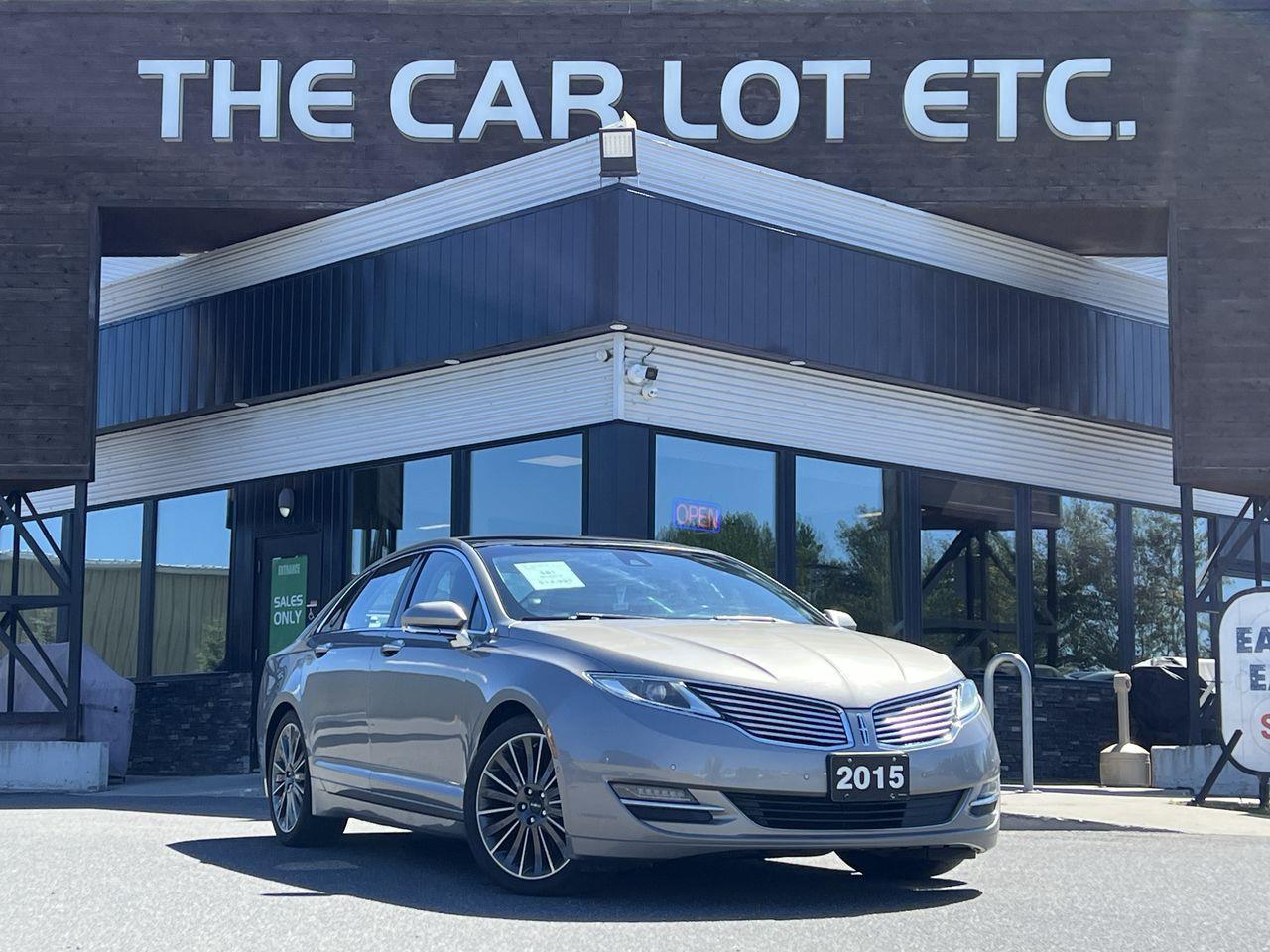 Used 2015 Lincoln MKZ BLUETOOTH, SIRIUS XM, NAV, BACK UP CAMERA, HEATED FRONT SEATS!! for sale in Sudbury, ON