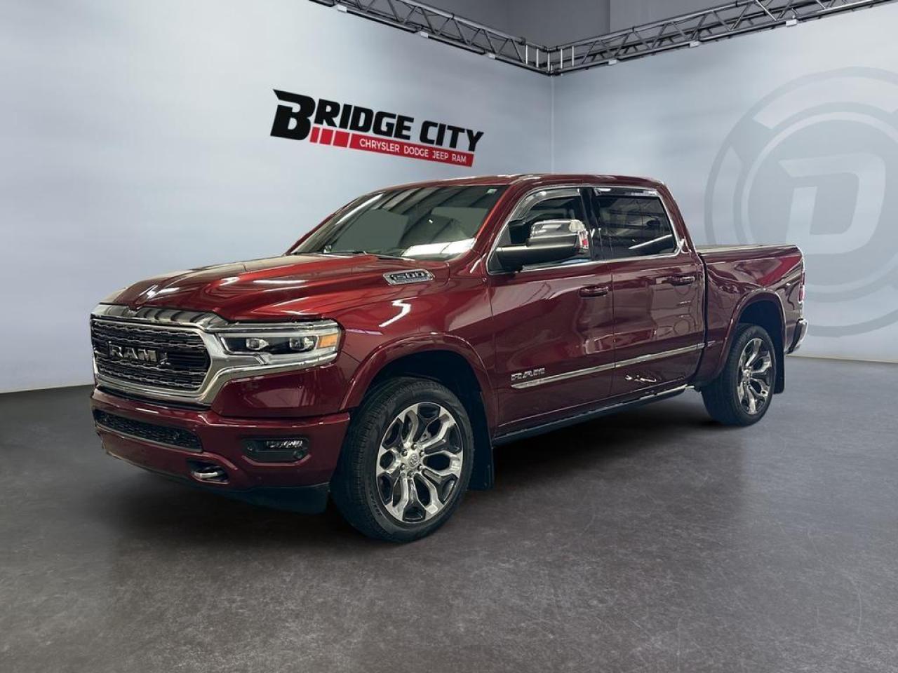 Used 2024 RAM 1500 Limited 5.7L Hemi - Power Side Steps - 3.92 Rear Towing - Harman Kardon Sound - Digital Rear View Mirror - Trailer Tow Pkg - 22 Wheels for sale in Lethbridge, AB