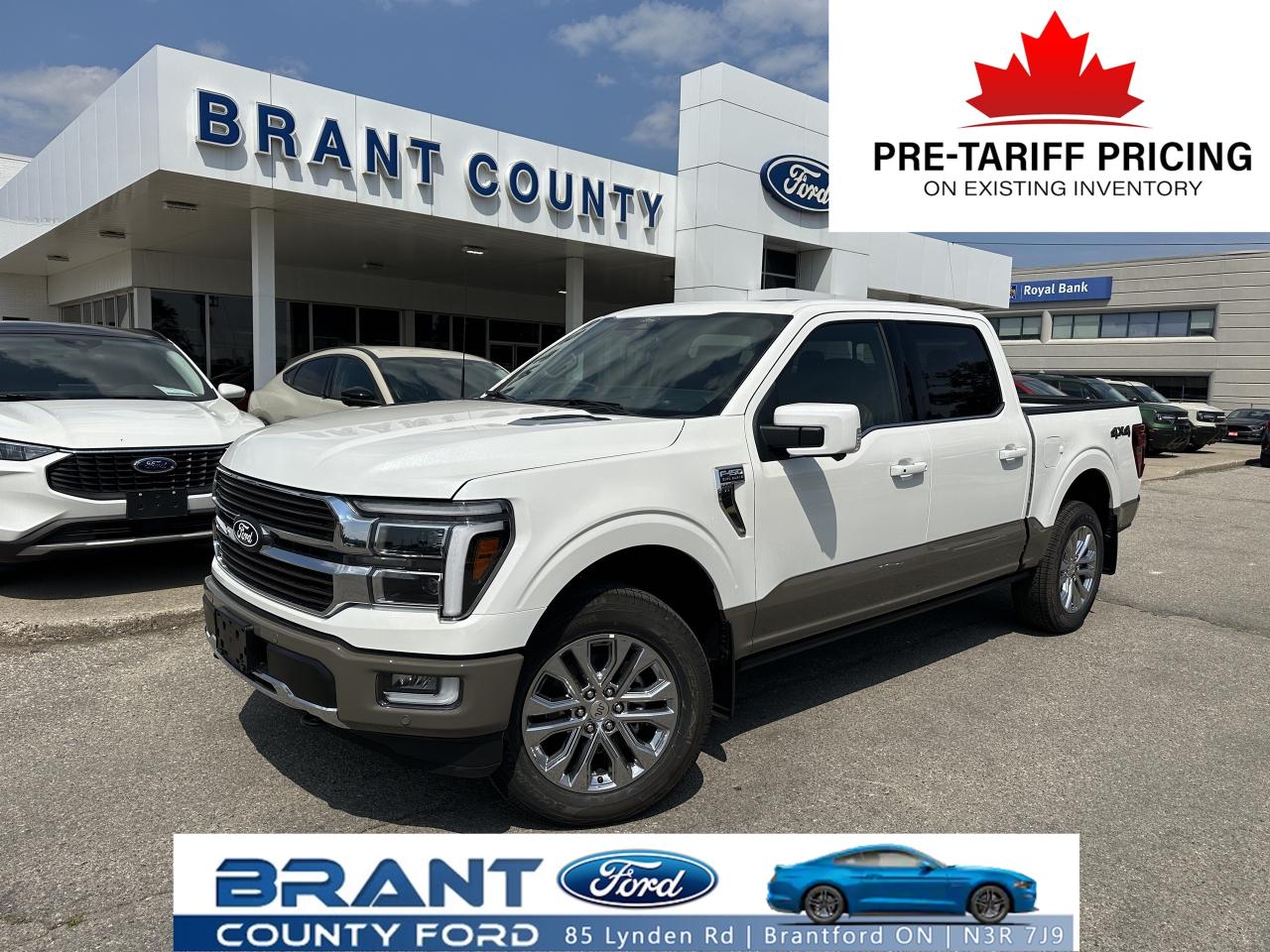 New 2025 Ford F-150 King Ranch for sale in Brantford, ON
