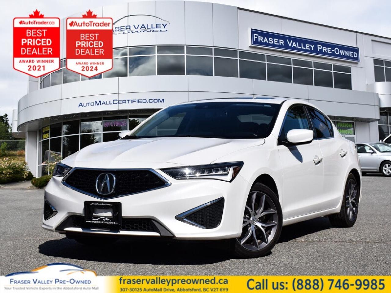 Used 2020 Acura ILX Premium Sedan  - Leather Seats - $124.17 /Wk for sale in Abbotsford, BC