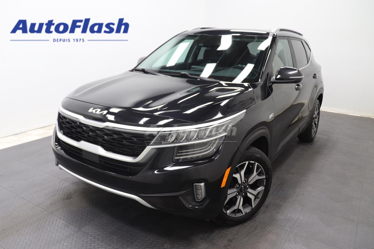 Used 2022 Kia Seltos EX AWD, NAVI, TOIT-OUVRANT, CUIR, CAMERA, CARPLAY for sale in Saint-Hubert, QC
