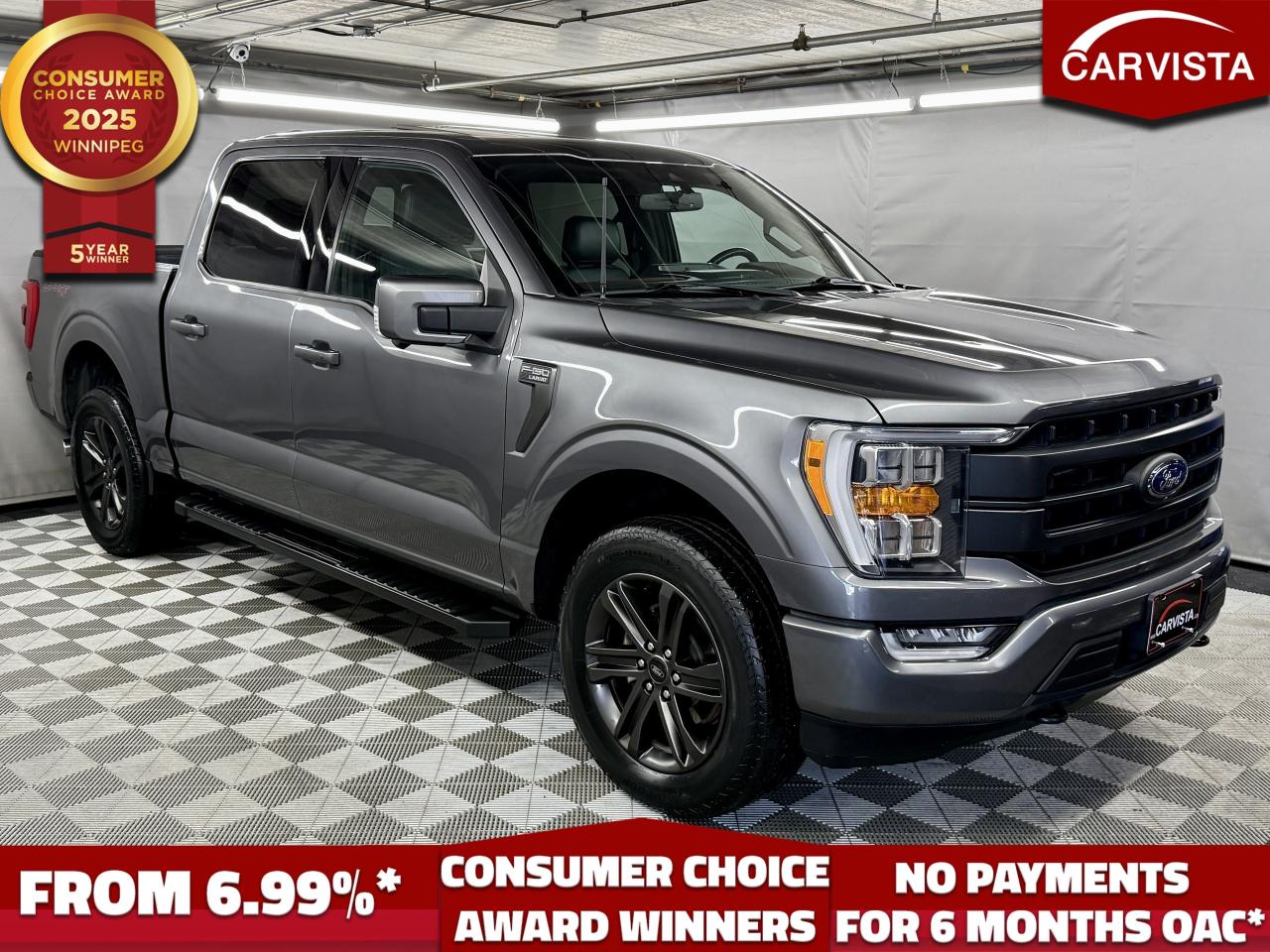 Used 2021 Ford F-150 LARIAT CREW - ECOBOOST/SUNROOF/NO ACCIDENTS - for sale in Winnipeg, MB