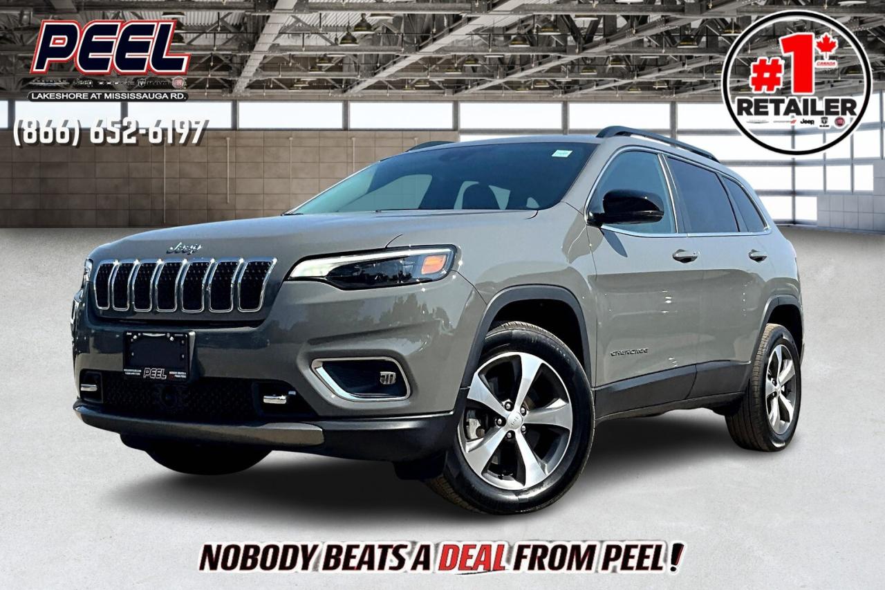 COME SEE WHY NOBODY BEATS A DEAL FROM PEEL! Your Source for ALL make and models used cars and trucks. Canadas #1 Stellantis Retailer for 9 years & counting!!

2022 Jeep Cherokee Limited 4X4 | 2.0L Turbocharged I-4 Engine | Sting Grey | Elite Package | Heated & Ventilated Nappa Leather Bucket Seats | Uconnect 8.4" Touchscreen Display w/ Navigation | Dual-pane Panoramic Sunroof | Alpine Premium Audio System | Heated Steering Wheel | Remote Start | Adaptive Cruise Control | Lane Keep Assist | Forward Collision Warning | Blind Spot Monitoring | Parallel & Perpendicular Park Assist | Dual-zone Automatic Climate Control | Trailer Tow Group | Class III Hitch Receiver | Power Liftgate

One Owner

Premium comfort meets all-weather capability in this 2022 Jeep Cherokee Limited 4X4, finished in sleek Sting Grey and powered by the responsive 2.0L turbocharged I-4 engine. The Elite Package elevates every drive with heated and ventilated Nappa leather bucket seats, a heated steering wheel, dual-zone automatic climate control, and a dual-pane panoramic sunroof that floods the cabin with natural light. The Uconnect 8.4-inch touchscreen with navigation, Apple CarPlay, Android Auto, and the Alpine Premium Audio System keeps you connected and entertained wherever the road takes you. Advanced safety features include adaptive cruise control, lane keep assist, forward collision warning, blind spot monitoring, and park assist for confident maneuvering. Equipped with the Trailer Tow Group, Class III hitch receiver, and a power liftgate, this Cherokee is as practical as it is refined. With just one owner, this Limited 4X4 offers the perfect combination of luxury, technology, and Jeep capability.
______________________________________________________

Engage & Explore with Peel Chrysler: Whether youre inquiring about our latest offers or seeking guidance, 1-866-652-6197 connects you directly. Dive deeper online or connect with our team to navigate your automotive journey seamlessly.

WE TAKE ALL TRADES & CREDIT. WE SHIP ANYWHERE IN CANADA! OUR TEAM IS READY TO SERVE YOU 7 DAYS!
______________________________________________________
Our advertised prices are for consumers (i.e end users) only. 

*FREE CarFax (click the link above to check it out at no cost to you!)*

*FULLY CERTIFIED! (Have you seen some of these other dealers stating in their advertisements that certification is an additional fee? NOT HERE! Our certification is already included in our low sale prices to save you more!)

______________________________________________________

Peel Chrysler  A Trusted Destination: Based in Port Credit, Ontario, we proudly serve customers from all corners of Ontario and Canada including Toronto, Oakville, North York, Richmond Hill, Ajax, Hamilton, Niagara Falls, Brampton, Thornhill, Scarborough, Vaughan, London, Windsor, Cambridge, Kitchener, Waterloo, Brantford, Sarnia, Pickering, Huntsville, Milton, Woodbridge, Maple, Aurora, Newmarket, Orangeville, Georgetown, Stouffville, Markham, North Bay, Sudbury, Barrie, Sault Ste. Marie, Parry Sound, Bracebridge, Gravenhurst, Oshawa, Ajax, Kingston, Innisfil and surrounding areas. On our website www.peelchrysler.com, you will find a vast selection of new vehicles including the new and used Ram 1500, 2500 and 3500. Chrysler Grand Caravan, Chrysler Pacifica, Jeep Cherokee, Wrangler and more. All vehicles are priced to sell. We deliver throughout Canada. website or call us 1-866-652-6197. 

Disclaimer Statement: At Peel Chrysler, your satisfaction is our priority. While many pre-owned vehicles originally come with two keys, variations may occur based on trade-ins, and all Peel Chrysler Pre-Owned Vehicles come standard with one key. Any extras provided by the previous owner will be included with your purchase, and additional keys can be bought at the time of sale. Online prices and payments are for finance purchases. Used vehicles that are being financed are subject to a $499 (^$1500 non-prime) financing fee, while cash purchases (certified cheque, bank draft, or wire transfer) on used vehicles have a $2,000 surcharge ( online price + $2,000). Cash purchases of new vehicles only incur applicable taxes and licensing fees, and those priced above $100,000 (including accessories or add-ons) are subject to a federal luxury tax. Optional finance and lease terms are available, and if trading in a vehicle with an outstanding loan balance requiring Peel Chrysler to facilitate the lien payout, a Lien Payout Fee of $349 applies. Prices, rates, and payments are subject to change without notice. While we strive for accuracy, occasional technical or human errors may occur, so we encourage verifying all vehicle details, including features, options, materials, and specifications, with a Peel Chrysler representative by contacting us or visiting our dealership. Experience seamless convenience with our nationwide delivery options. Visit our website or contact us for more details.