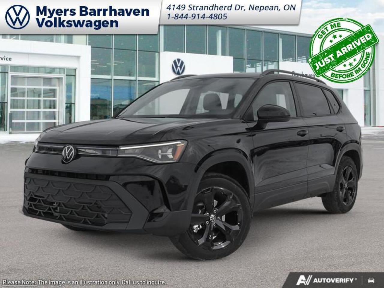 New 2026 Volkswagen Taos Comfortline Black Edition 4MOTION for sale in Nepean, ON