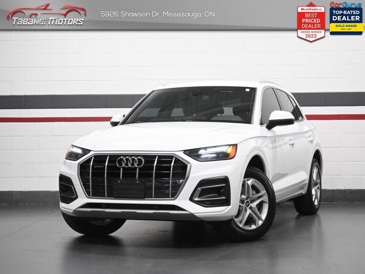 Used 2021 Audi Q5 No Accident Brown Leather Heated Seats Push Start for sale in Mississauga, ON