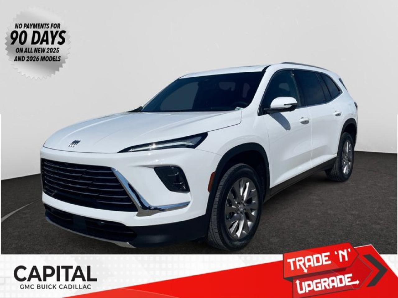 This 2026 Buick Enclave in Summit White is equipped with AWD and Gas 2.5L/ engine.Check out this vehicles pictures, features, options and specs, and let us know if you have any questions. Helping find the perfect vehicle FOR YOU is our only priority.P.S...Sometimes texting is easier. Text (or call) 306-801-9090 for fast answers at your fingertips!Dealer License #914248Disclaimer: All prices are plus taxes & fees. See dealer for Details. Dealer Permit # 914248 See dealer for Details.