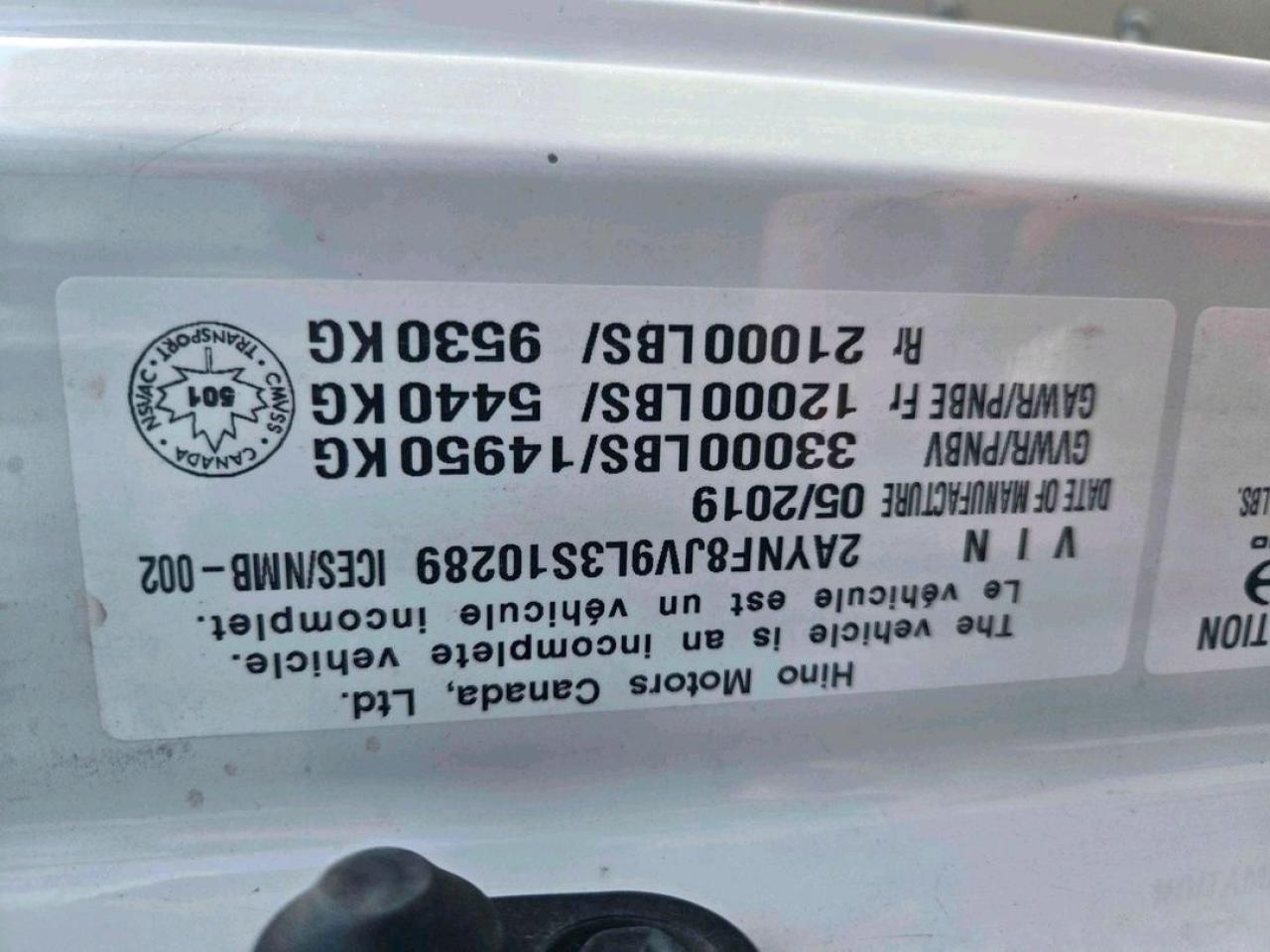 2020 Hino 338 Air Brake Auto Photo5