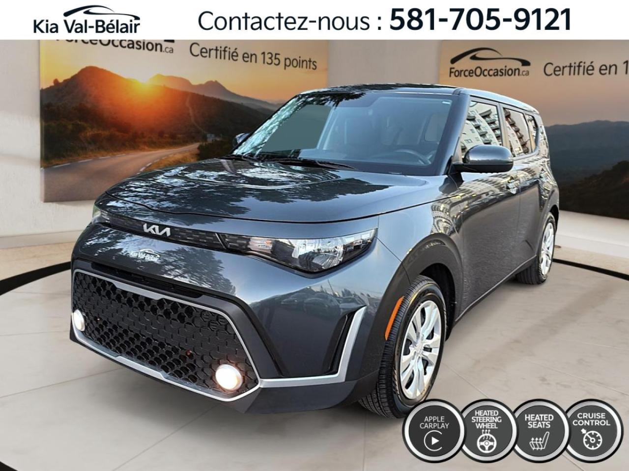 Used 2024 Kia Soul LX *A/C *CRUISE *CAMERA *CARPLAY *SIEGES CHAUFF for sale in Québec, QC