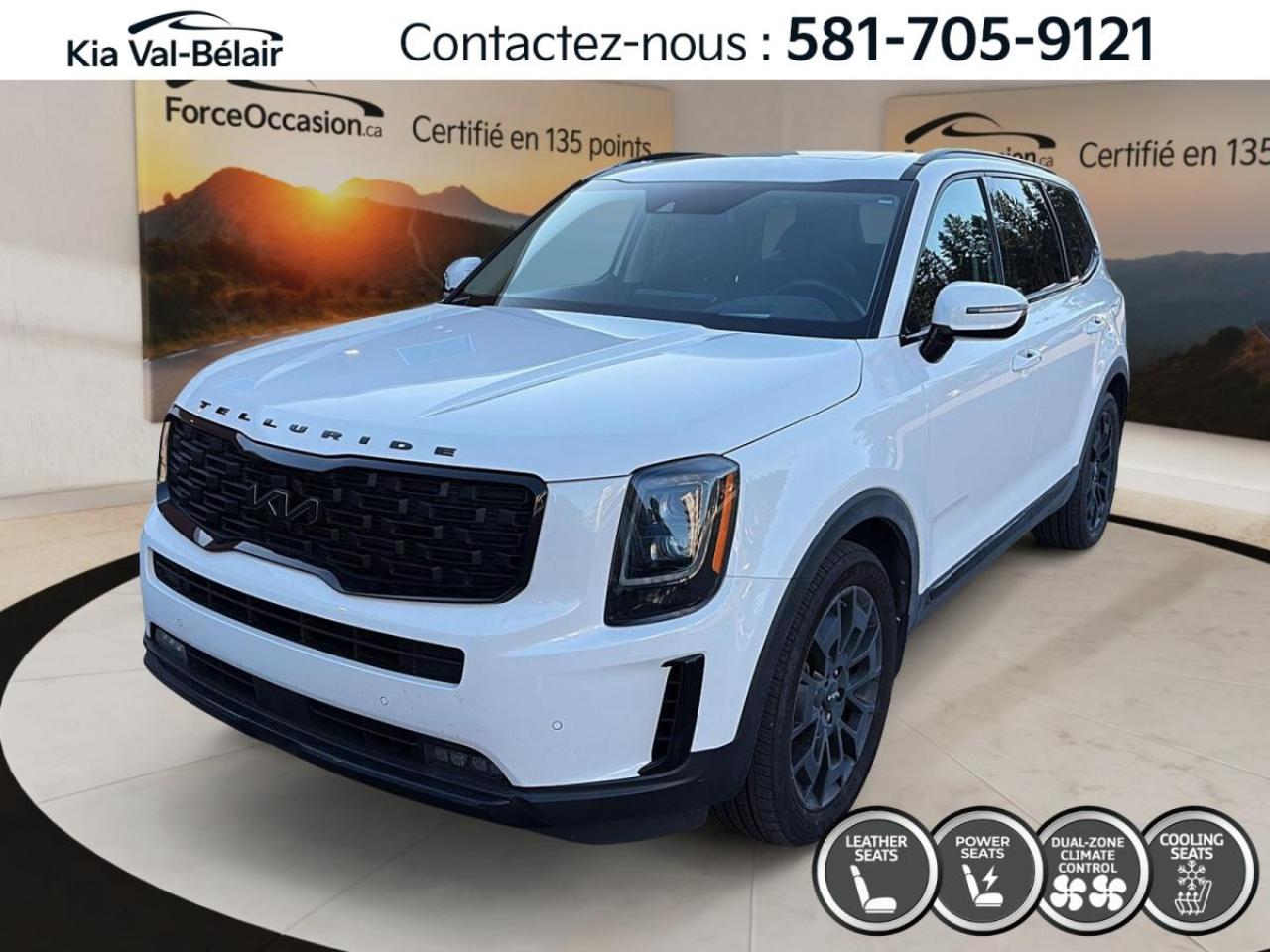 Used 2022 Kia Telluride NIGHTSKY *AWD *V6 *291HP *TOIT *CUIR *CAMERA 360° for sale in Québec, QC