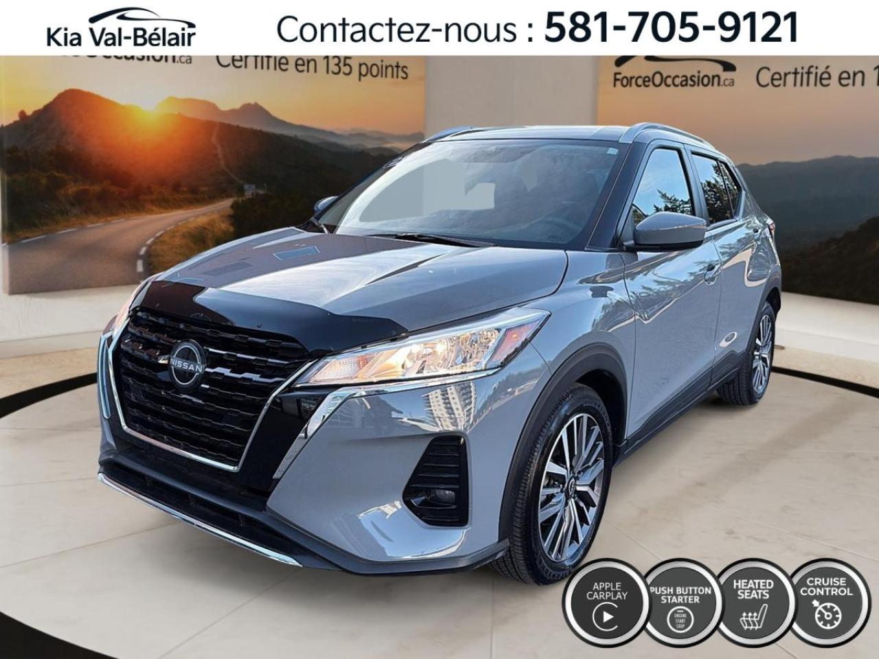 Used 2024 Nissan Kicks SV *A/C *CRUISE *CAMERA *SIEGES/VOLANT CHAUFF *ANGLES MORTS for sale in Québec, QC