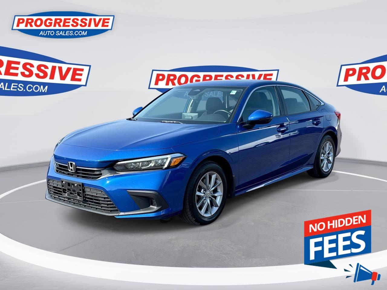 Used 2022 Honda Civic EX - Sunroof -  Android Auto for sale in Sarnia, ON