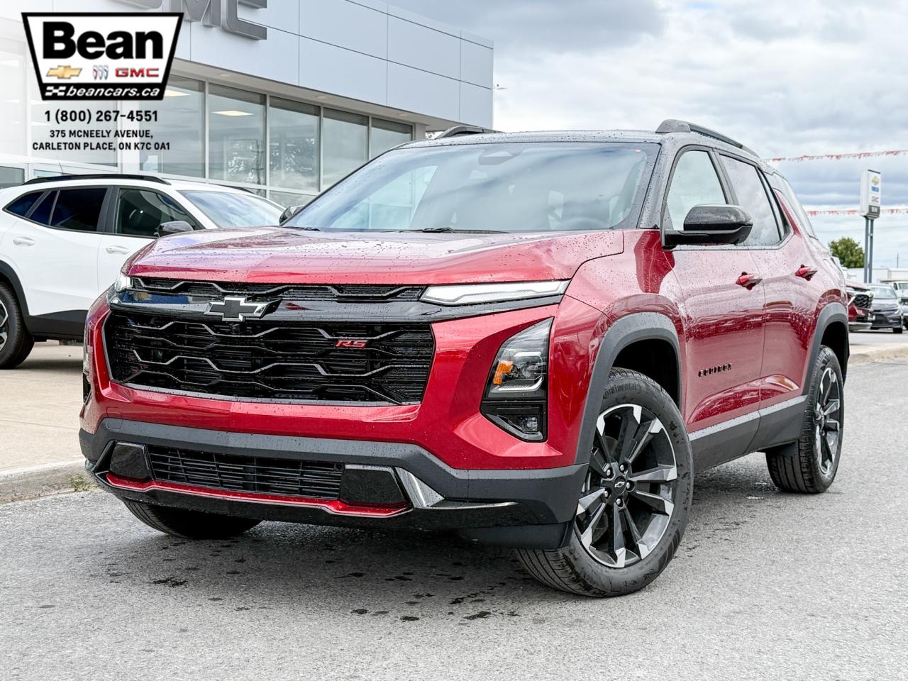 New 2026 Chevrolet Equinox RS 1.5L 4CYL WITH REMOTE START/ENTRY, HEATED SEATS, HEATED STEERING WHEEL, ADAPTIVE CRUISE CONTROL, HD SURROUND VISION, POWER LIFTGATE for sale in Carleton Place, ON