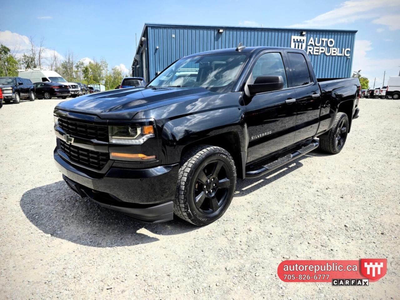 Used 2018 Chevrolet Silverado 1500 5.3L V8 4x4 Certified One Owner Low KMS for sale in Orillia, ON
