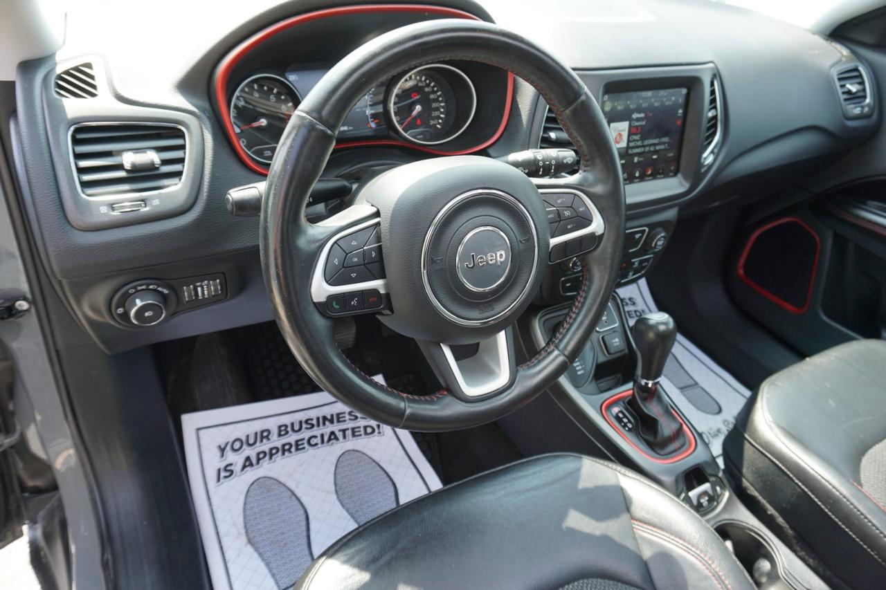 2019 Jeep Compass TRAILHAWK 4WD CERTIFIED CAMERA NAV BLUETOOTH LEATHER HEATED SEATS PANO ROOF CRUISE ALLOYS - Photo #9