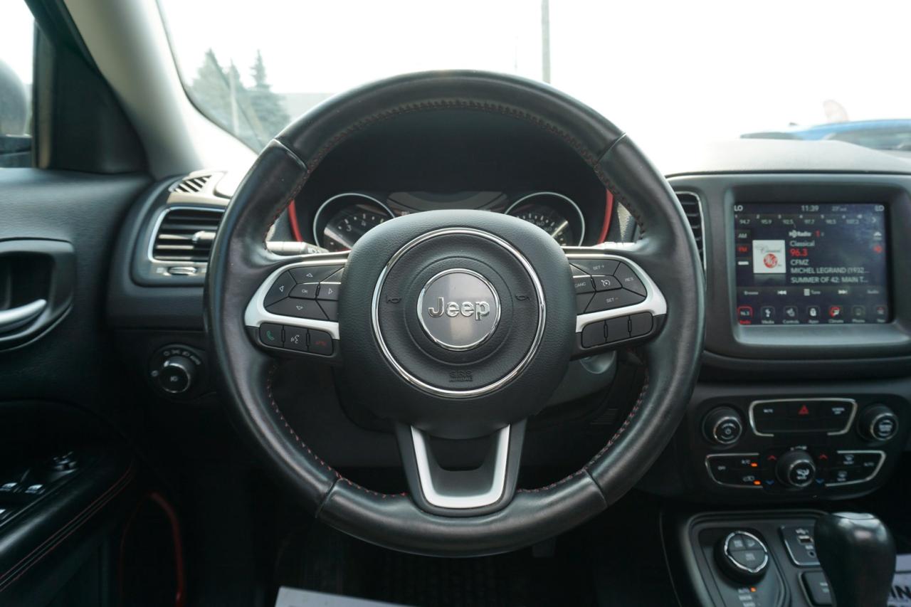 2019 Jeep Compass TRAILHAWK 4WD CERTIFIED CAMERA NAV BLUETOOTH LEATHER HEATED SEATS PANO ROOF CRUISE ALLOYS - Photo #10