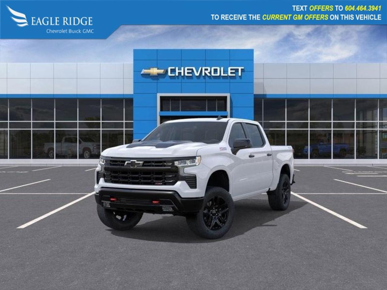 New 2026 Chevrolet Silverado 1500 LT Trail Boss 13.4-inch diagonal color touchscreen display with Google Built-in, Apple CarPlay and Android Auto, 12.3-inch diagonal reconfigurable Driver Information Centre, adaptive cruise control, heated seats, h for sale in Coquitlam, BC