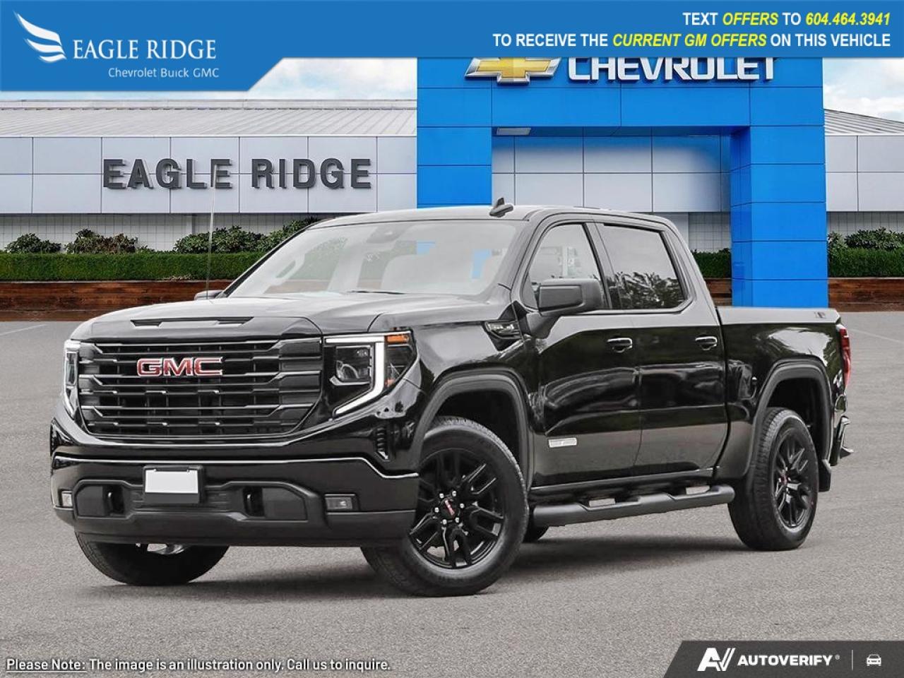 New 2026 GMC Sierra 1500 Elevation Power driver seat, Power Front Windows w/Driver Express Up/Down, Power Front Windows w/Passenger Express Down, Power Rear Windows w/Express Down, Power steering, Power windows, Push Button Start, Remo for sale in Coquitlam, BC