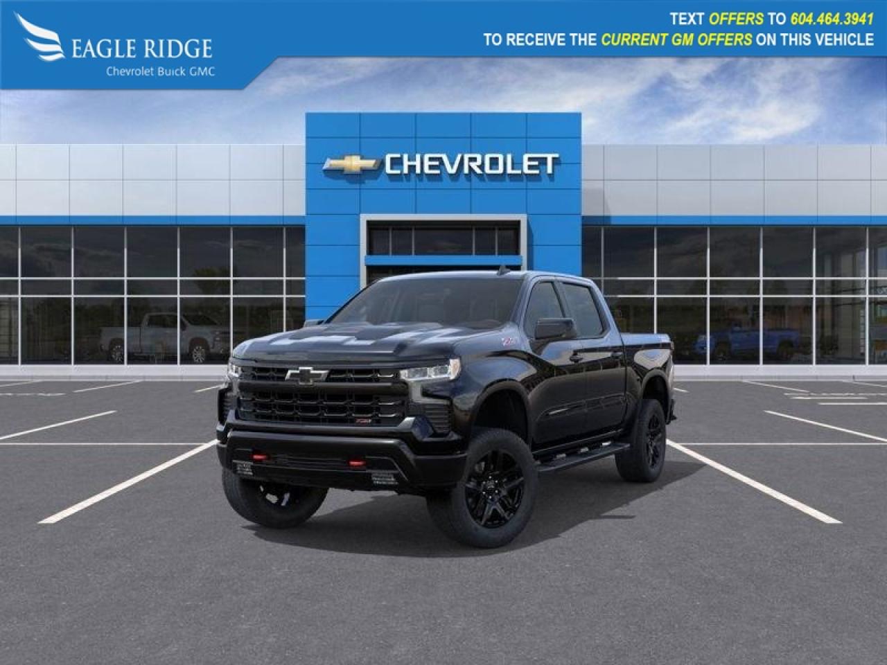 New 2026 Chevrolet Silverado 1500 LT Trail Boss 13.4-inch diagonal color touchscreen display with Google Built-in, Apple CarPlay and Android Auto, 12.3-inch diagonal reconfigurable Driver Information Centre, adaptive cruise control, heated seats, h for sale in Coquitlam, BC