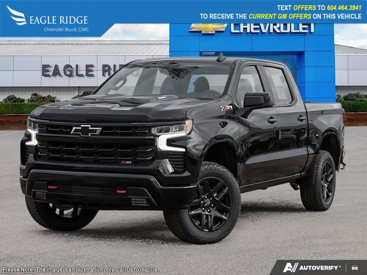 New 2026 Chevrolet Silverado 1500 LT Trail Boss 13.4-inch diagonal color touchscreen display with Google Built-in, Apple CarPlay and Android Auto, 12.3-inch diagonal reconfigurable Driver Information Centre, adaptive cruise control, heated seats, h for sale in Coquitlam, BC