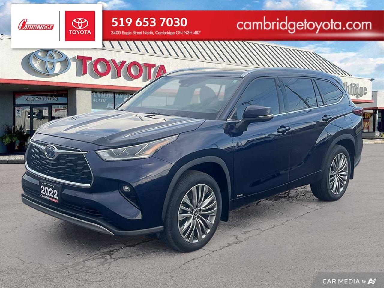 Used 2022 Toyota Highlander Hybrid Limited for sale in Cambridge, ON