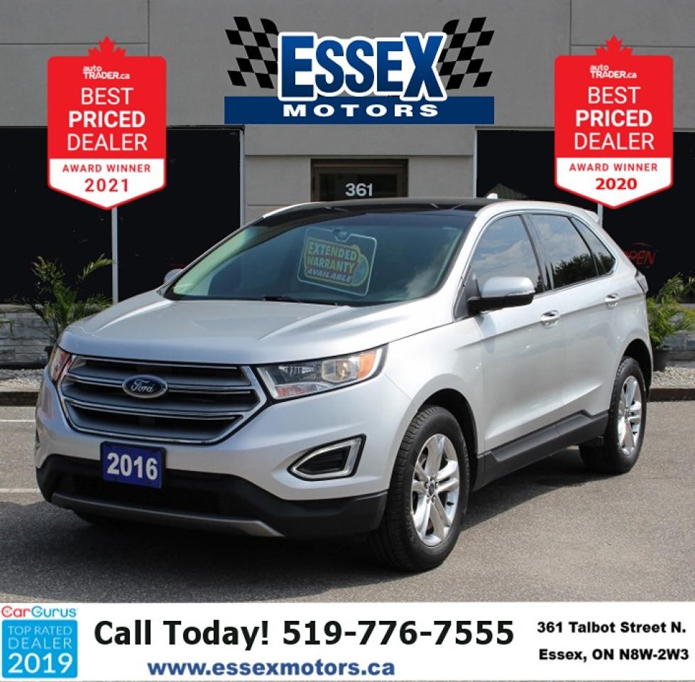 Used 2016 Ford Edge SEL*Low Ks*Heated Leather*Moon Roof*Bluetooth for sale in Essex, ON