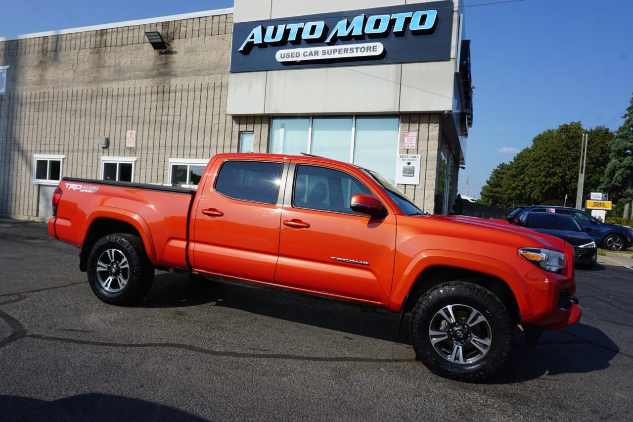 Used 2018 Toyota Tacoma V6 TRD-PREMIUM PKG 4WD CERTIFIED *ACCIDENT FREE* CAMERA NAV BLUETOOTH LEATHER HEATED SEATS SUNROOF CRUISE ALLOYS for sale in Burlington, ON