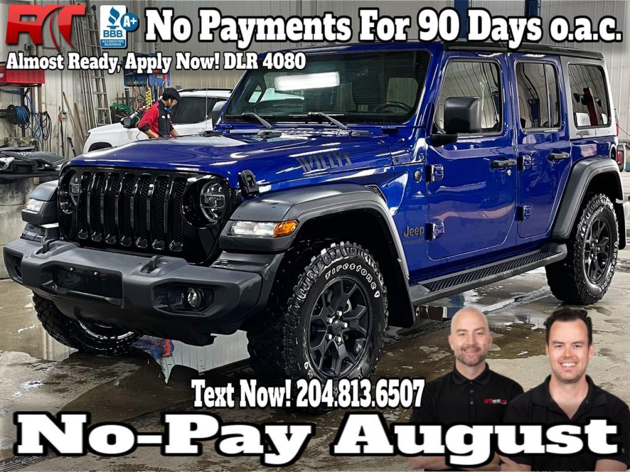 Used 2020 Jeep Wrangler Unlimited Willys for sale in Winnipeg, MB