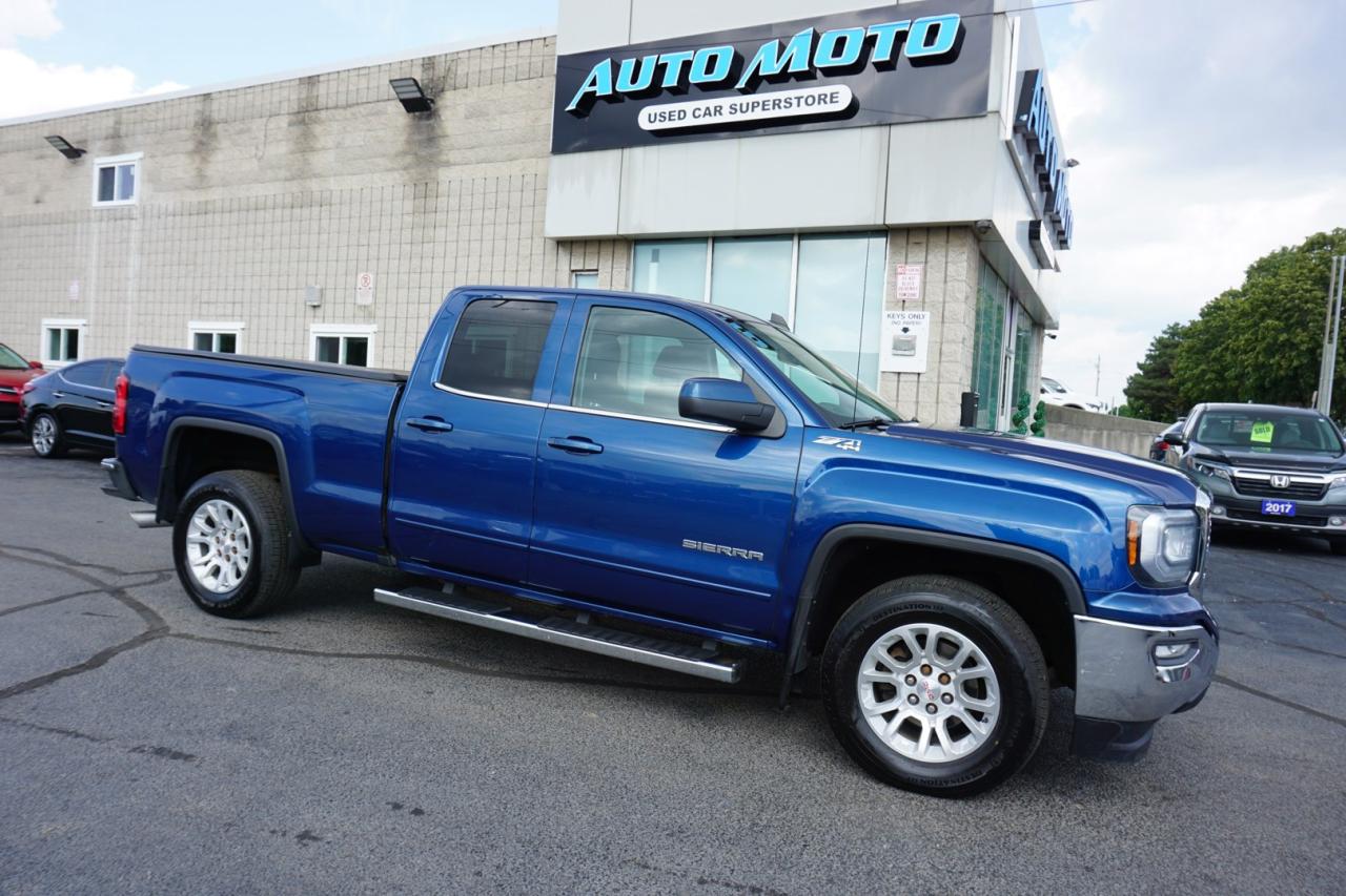 Used 2019 GMC Sierra 1500 V8 SLE-Z71 LIMITED PKG 4WD CERTIFIED *ACCIDENT FREE*LOW KMS* CAMERA BLUETOOTH HEATED SEATS SIDE BOARDS CRUISE ALLOYS for sale in Burlington, ON