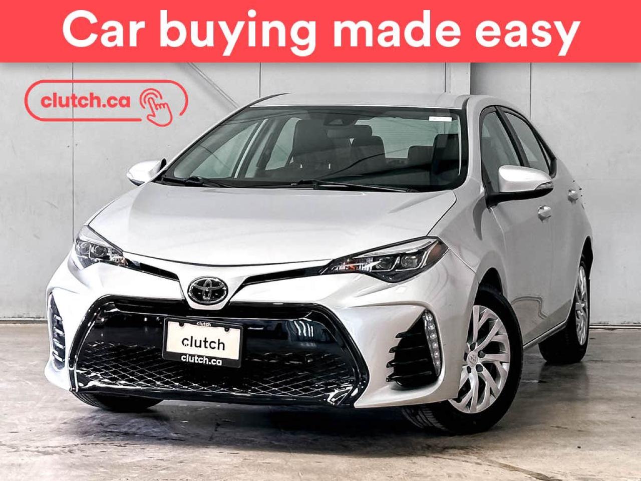Used 2019 Toyota Corolla SE w/ Heated Front Seats, Rearview Camera, Cruise Control for sale in Toronto, ON
