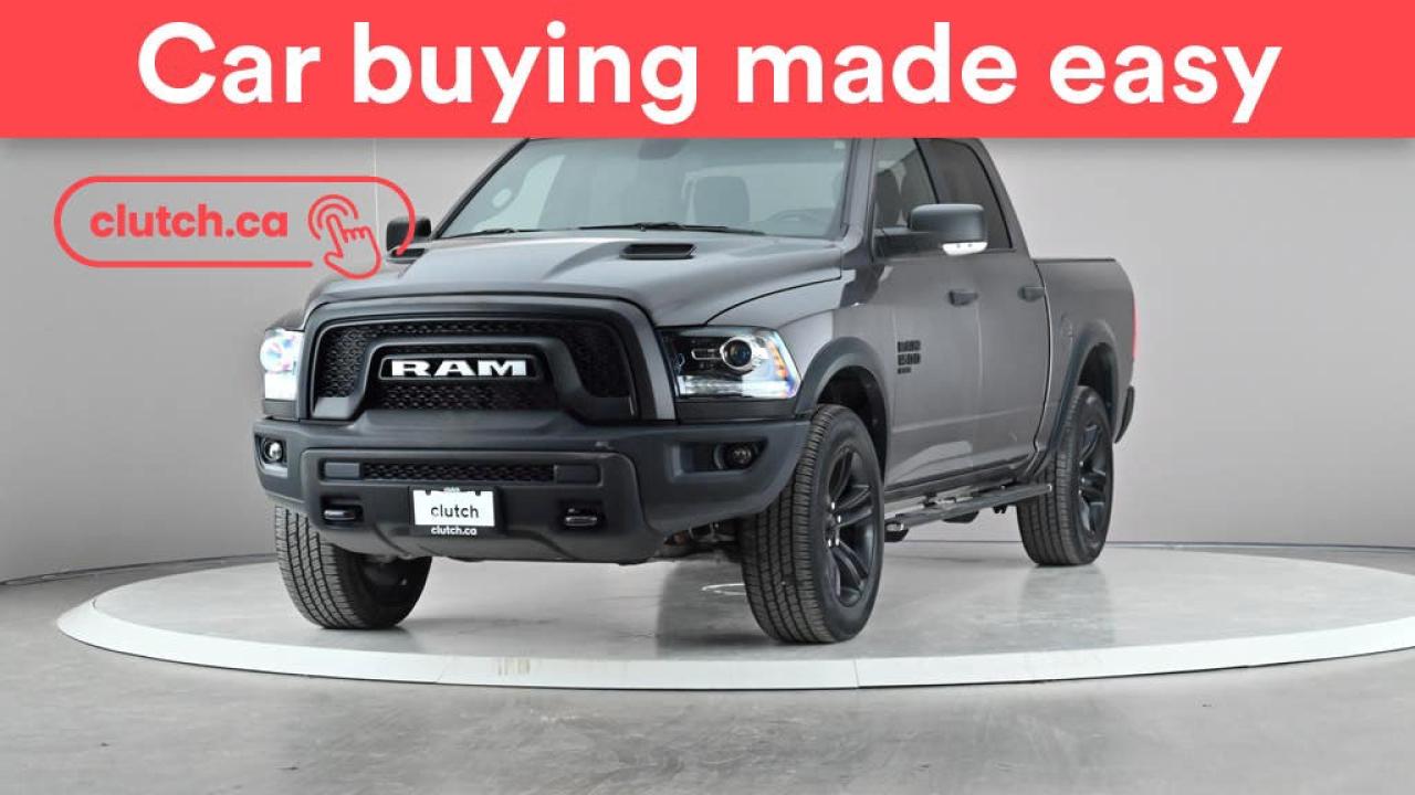 Used 2022 RAM 1500 Classic Warlock Crew Cab 5 1/2 ft 4x4 w/ Apple CarPlay, Heated Front Seats, Rearview Cam for sale in Toronto, ON