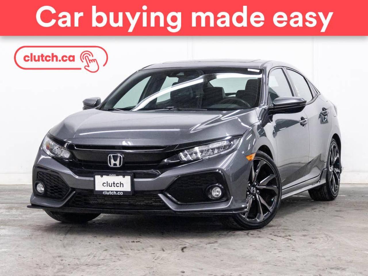Used 2019 Honda Civic Sport Touring w/ Apple CarPlay & Android Auto, Front Heated Seats, Rearview Cam for sale in Toronto, ON
