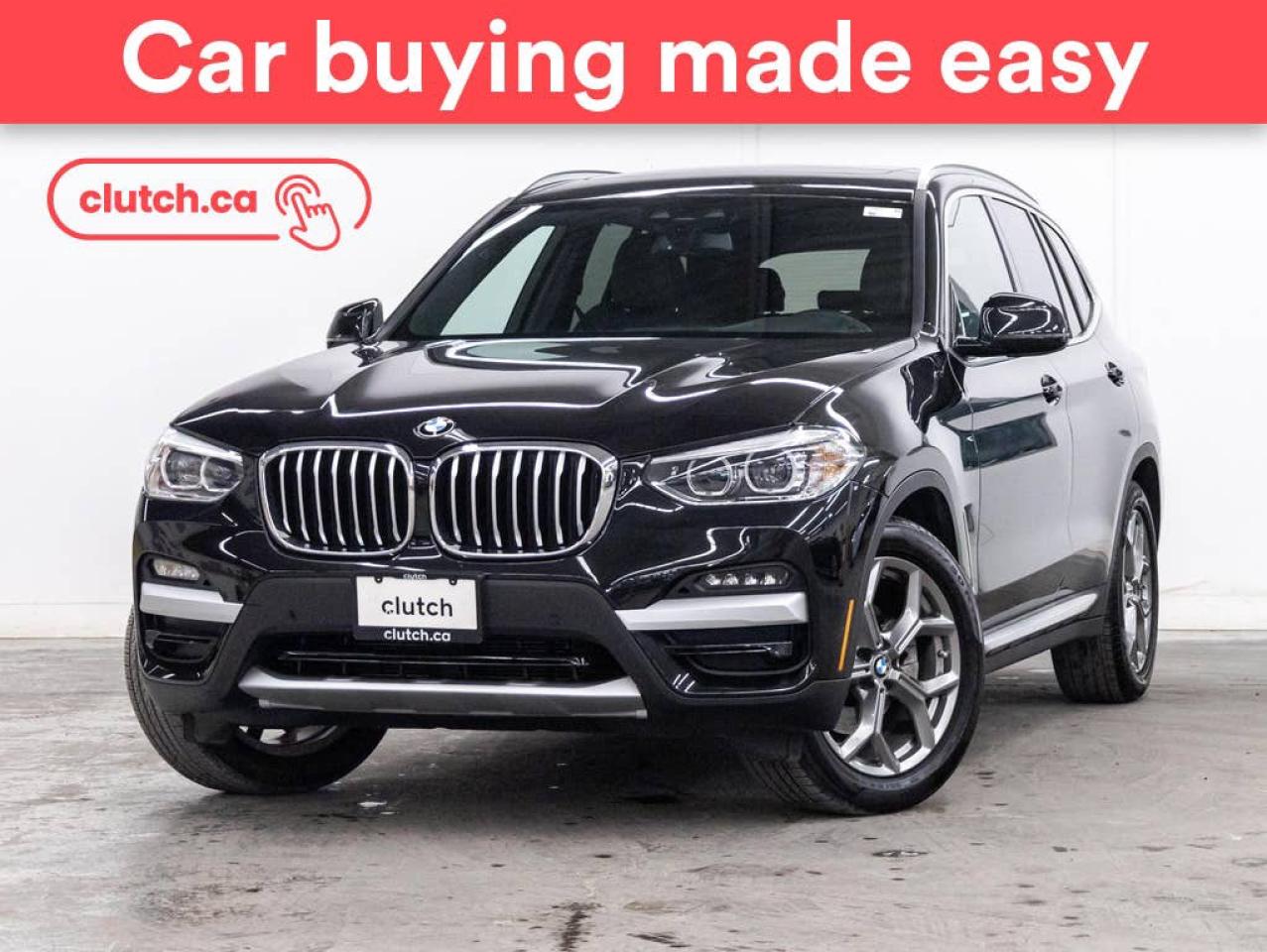 Used 2021 BMW X3 xDrive30i AWD w/ Apple CarPlay & Android Auto, Panoramic Moonroof, Nav for sale in Toronto, ON