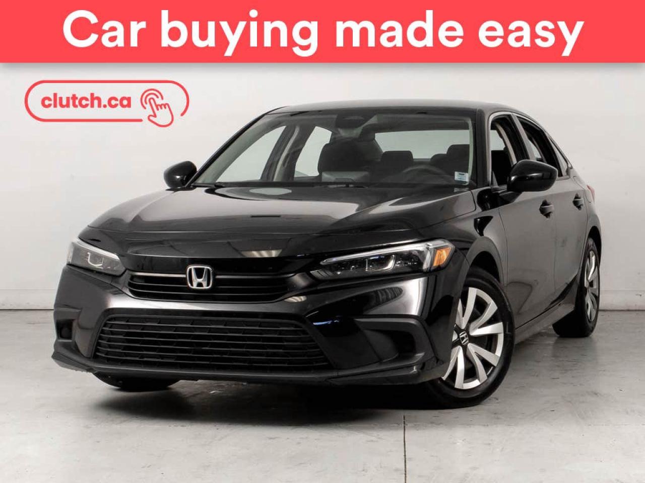 Used 2022 Honda Civic LX w, Apple CarPlay & Android Auto, Cruise Control, Backup Cam for sale in Bedford, NS