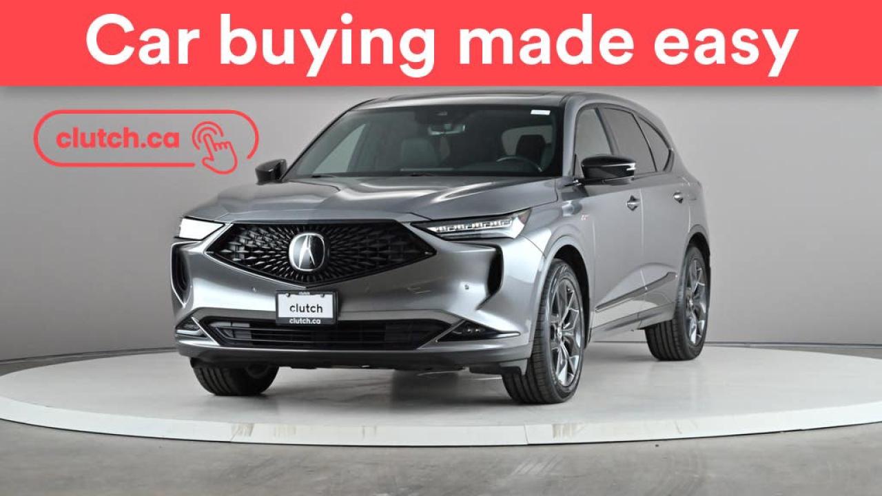Used 2022 Acura MDX SH-AWD w/ A-Spec Pkg. w/ Apple CarPlay, Heated Front Seats, Rearview Cam for sale in Toronto, ON
