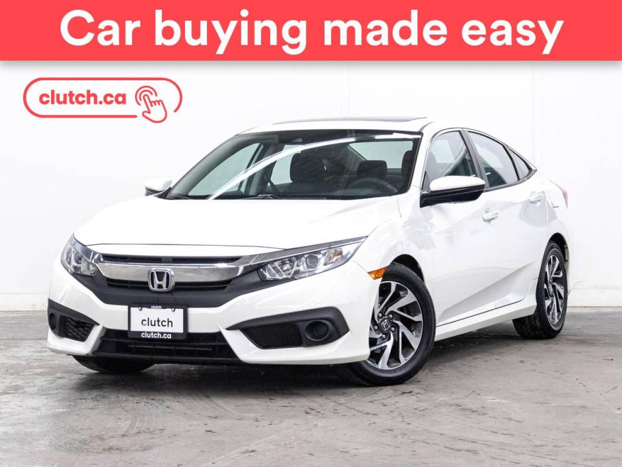 Used 2017 Honda Civic EX w/ Apple CarPlay & Android Auto, Heated Front Seats, Rearview Cam for sale in Toronto, ON