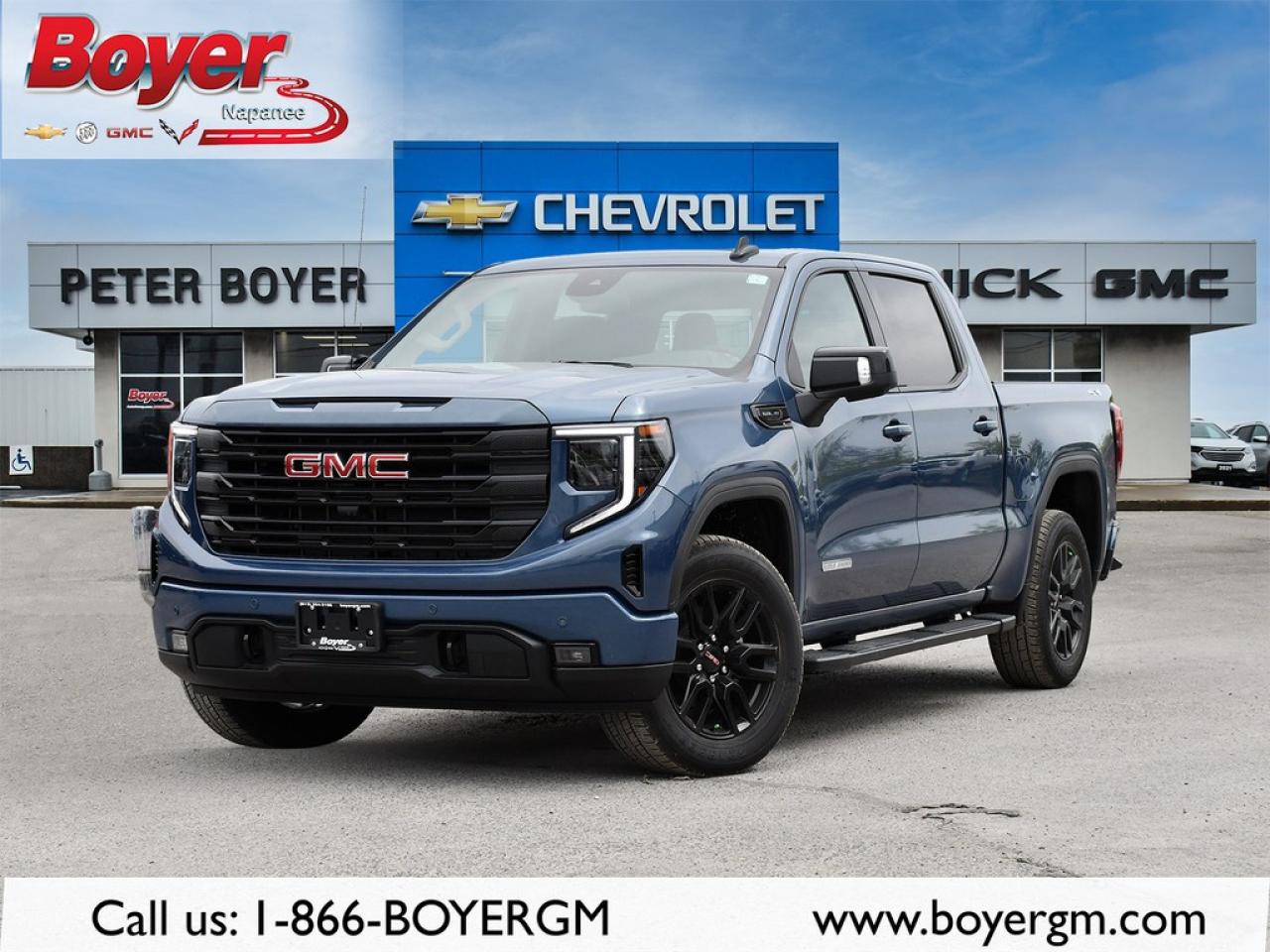 New 2026 GMC Sierra 1500 Crew Cab Short Box 4-Wheel Drive Elevation for sale in Napanee, ON