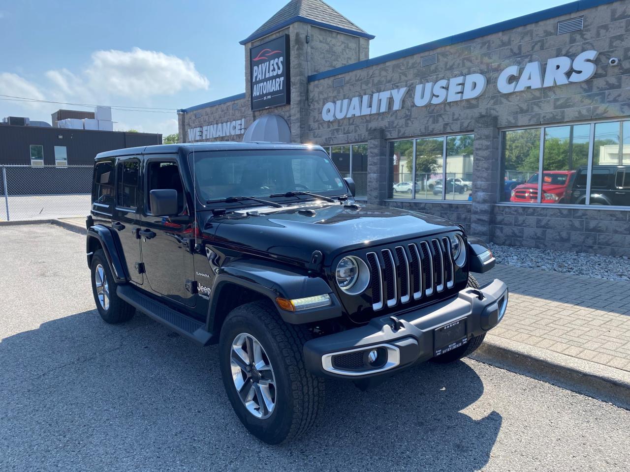 Used 2019 Jeep Wrangler Unlimited Sahara for sale in Sarnia, ON
