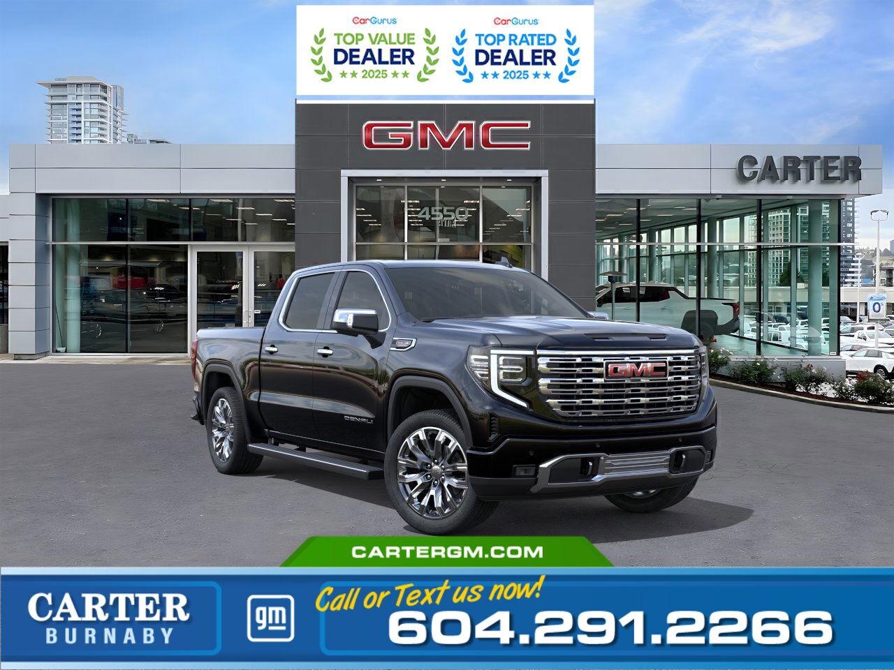 New 2026 GMC Sierra 1500 1500 DENALI 4WD | TRAILERING PKG/SUN ROOF/PWR SEAT for sale in Burnaby, BC