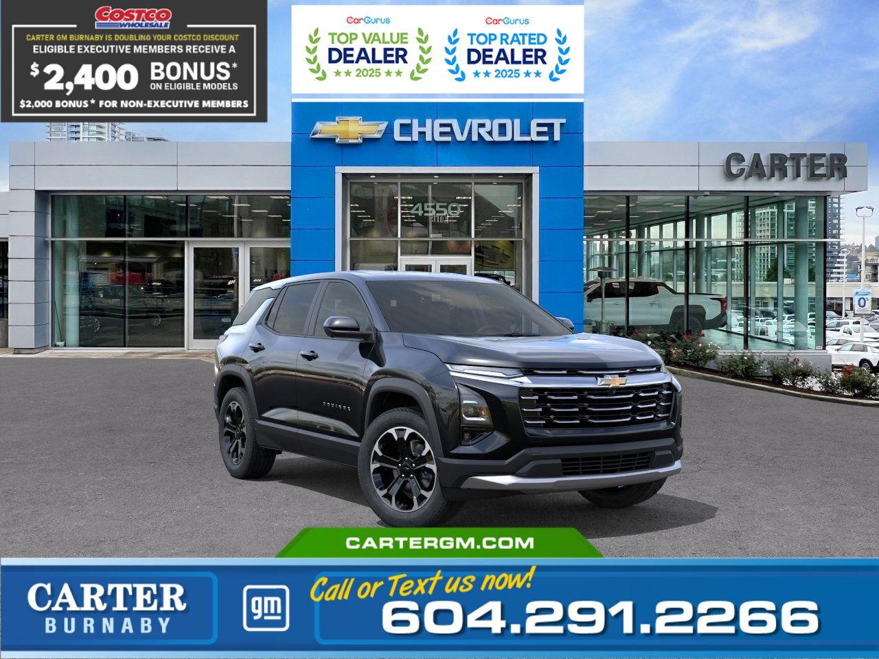 New 2026 Chevrolet Equinox LT AWD | Double Costco Bonus: Up to $2,400! for sale in Burnaby, BC