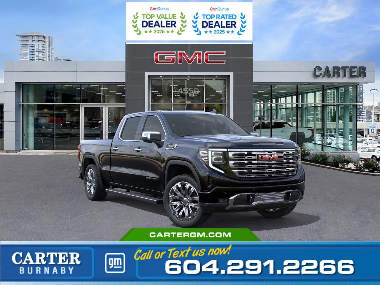 New 2026 GMC Sierra 1500 1500 DENALI 4WD | TRAILERING PKG/SUN ROOF/PWR SEAT for sale in Burnaby, BC