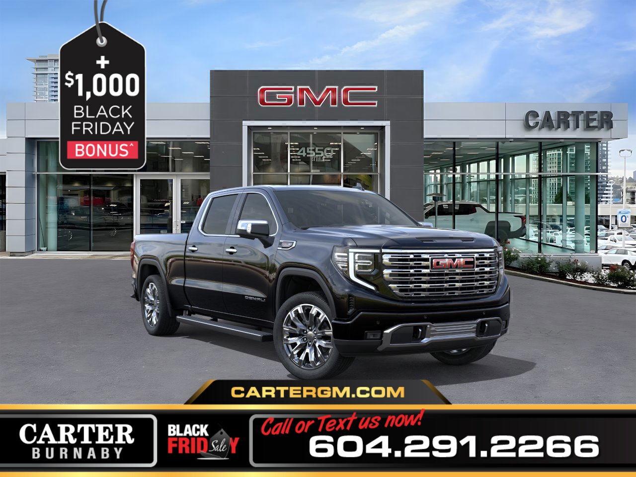 New 2026 GMC Sierra 1500 1500 DENALI 4WD | TRAILERING PKG/SUN ROOF/PWR SEAT for sale in Burnaby, BC