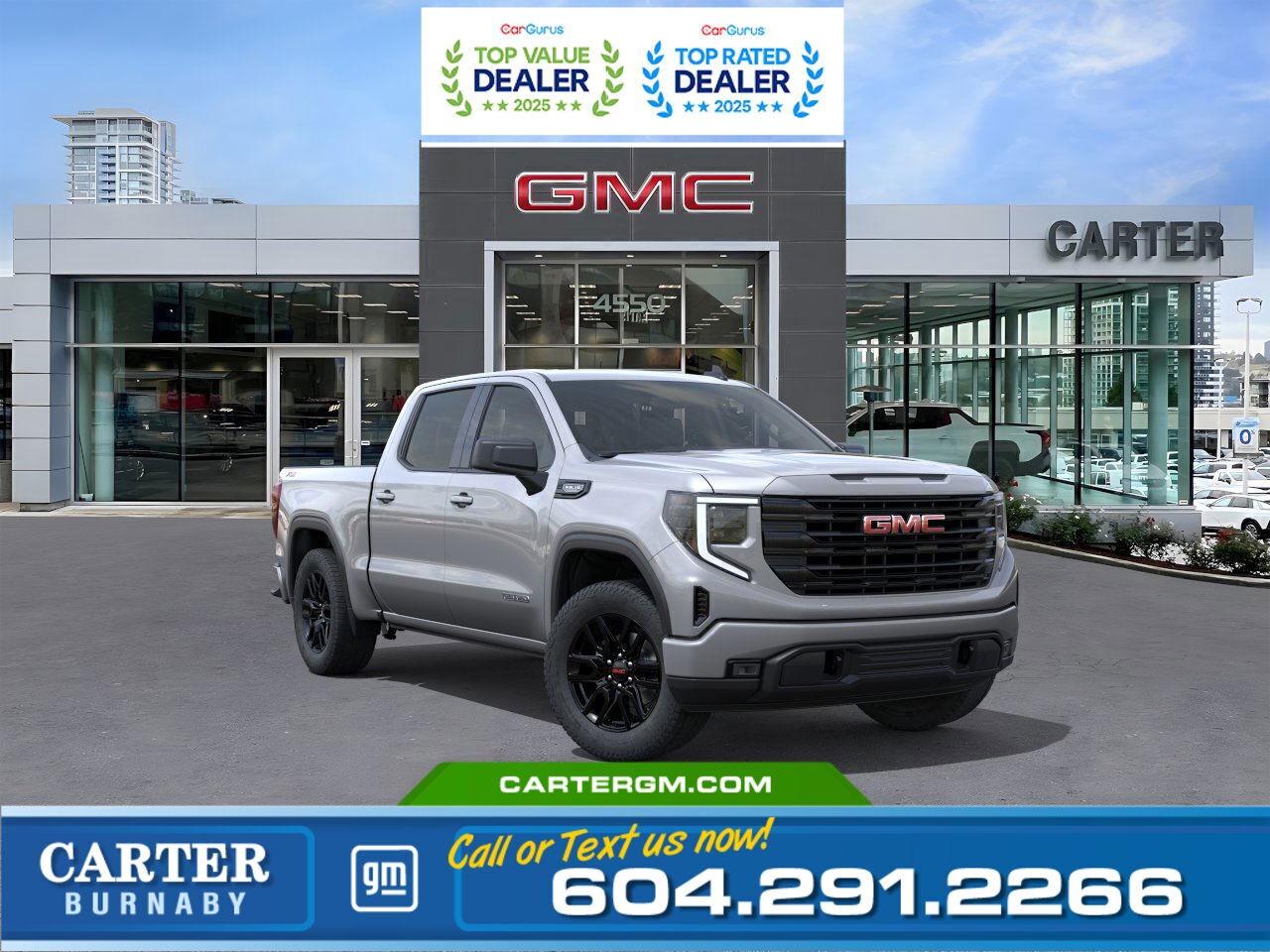 New 2026 GMC Sierra 1500 ELEVATION 4WD | TRAILERING & OFF ROAD PKG/PWR SEAT for sale in Burnaby, BC