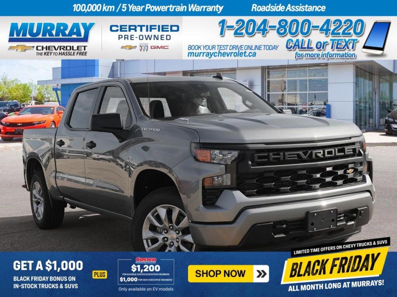 New 2026 Chevrolet Silverado 1500 Custom for sale in Winnipeg, MB